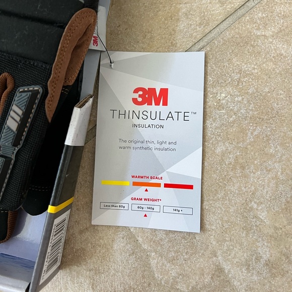 🆕 Holmes Workwear High Performance Winter Work Gloves 3m Thinsulate size Medium - Picture 2 of 7